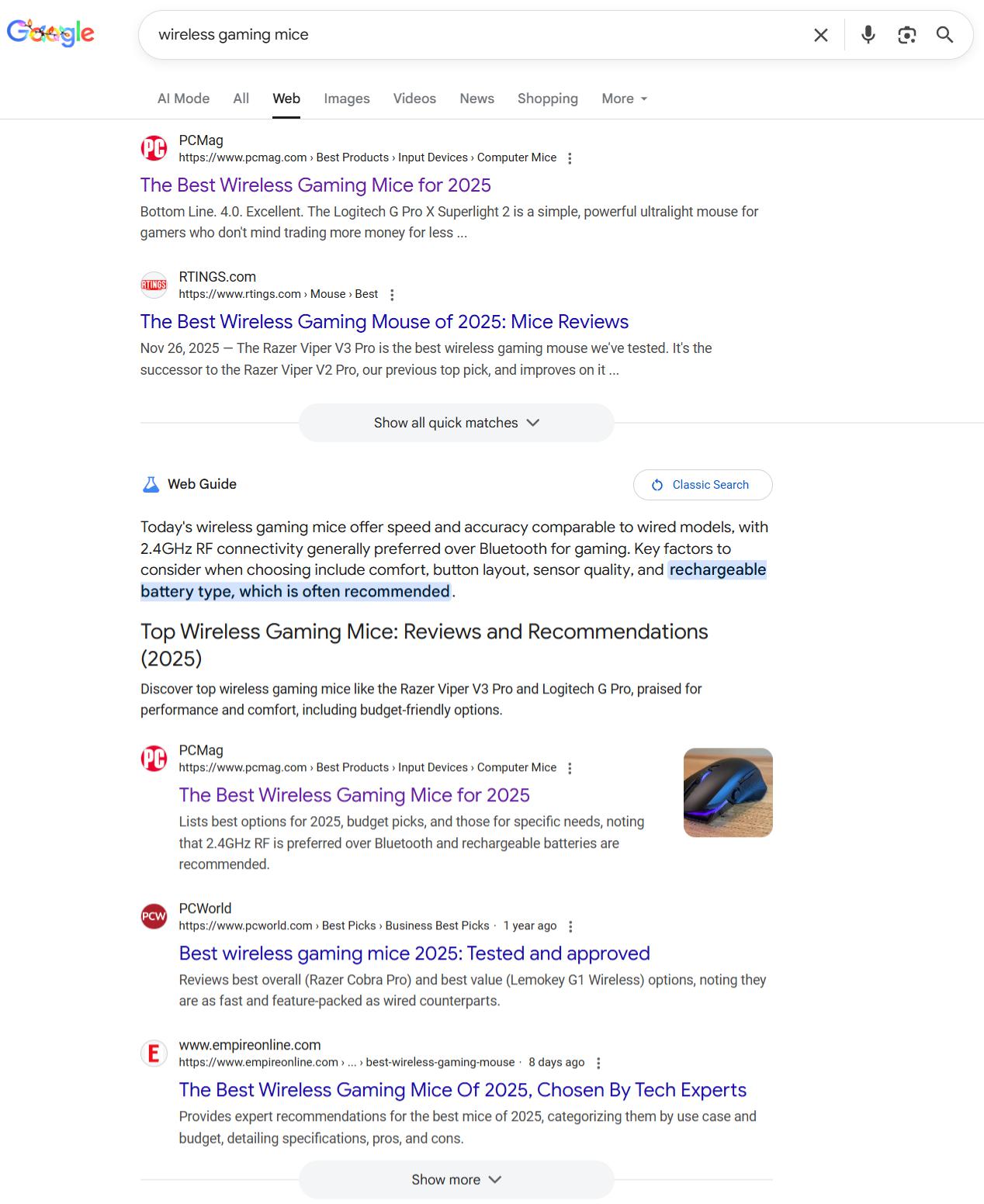 Vad är Google Web Guide